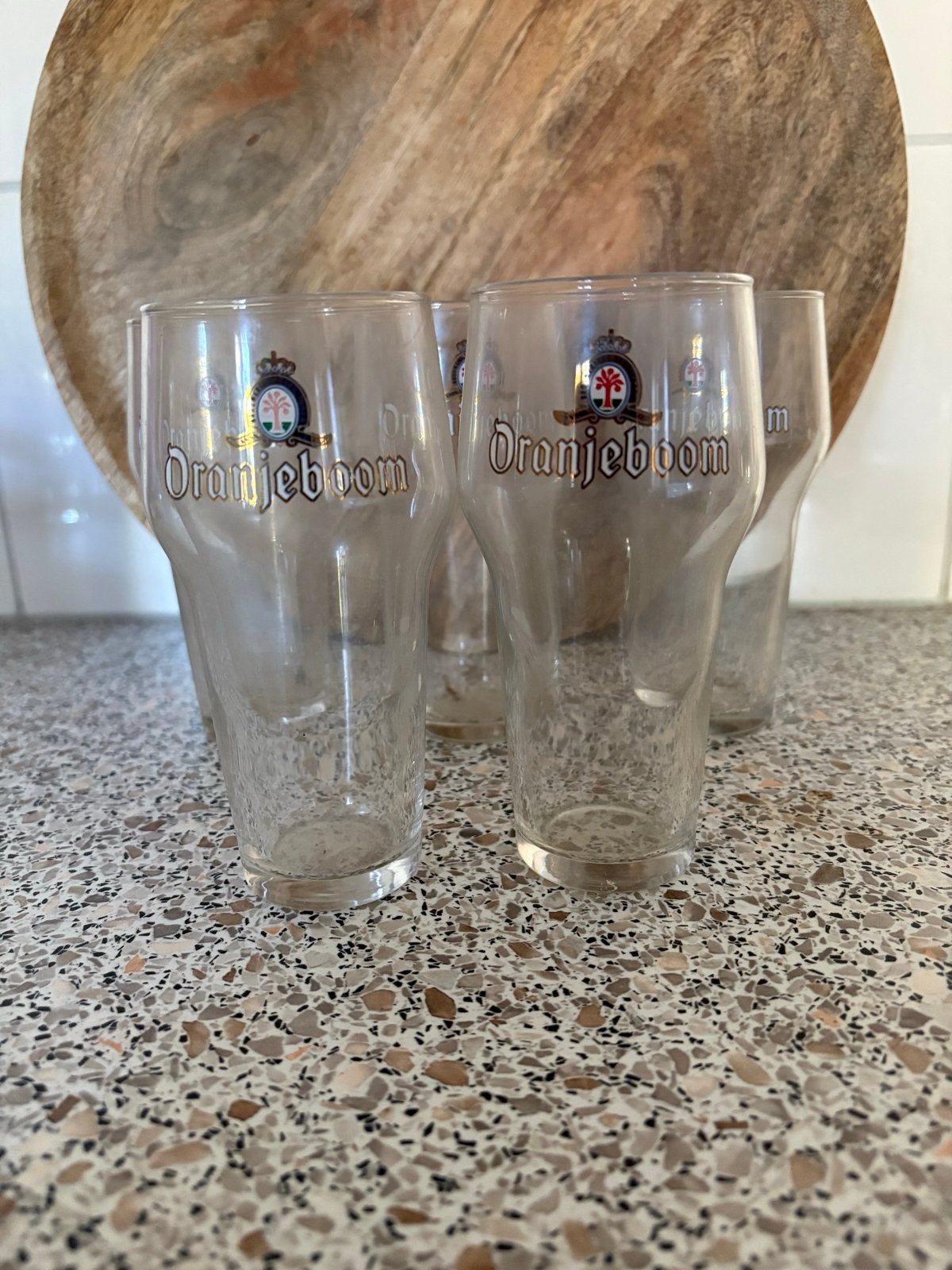 Vintage Oranjeboom Bierglazen, Ophalen of Verzenden