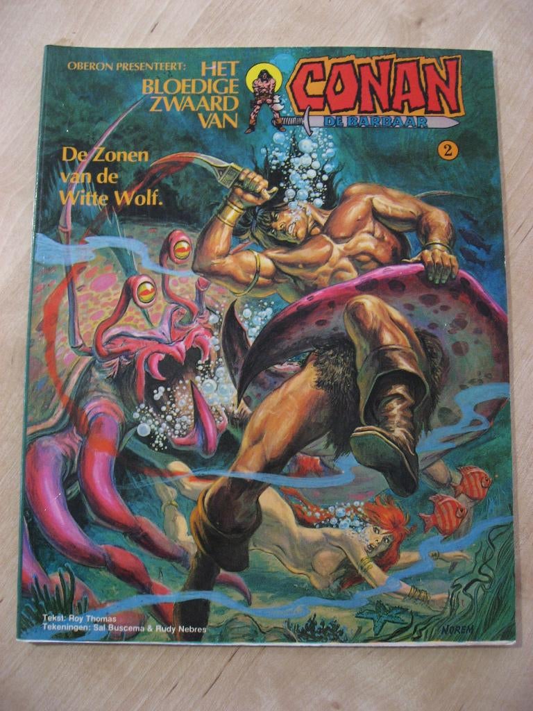 Conan De Barbaar. Nr 2, 10, 13., Boeken, Stripboeken, Meerdere stripboeken, Ophalen of Verzenden, Gelezen