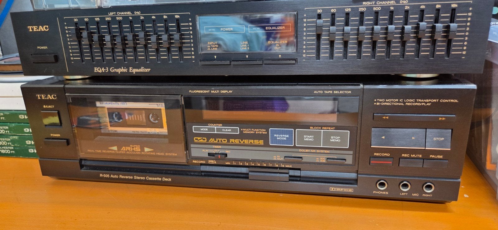 Teac Cassettedeck en Equalizer, Ophalen of Verzenden