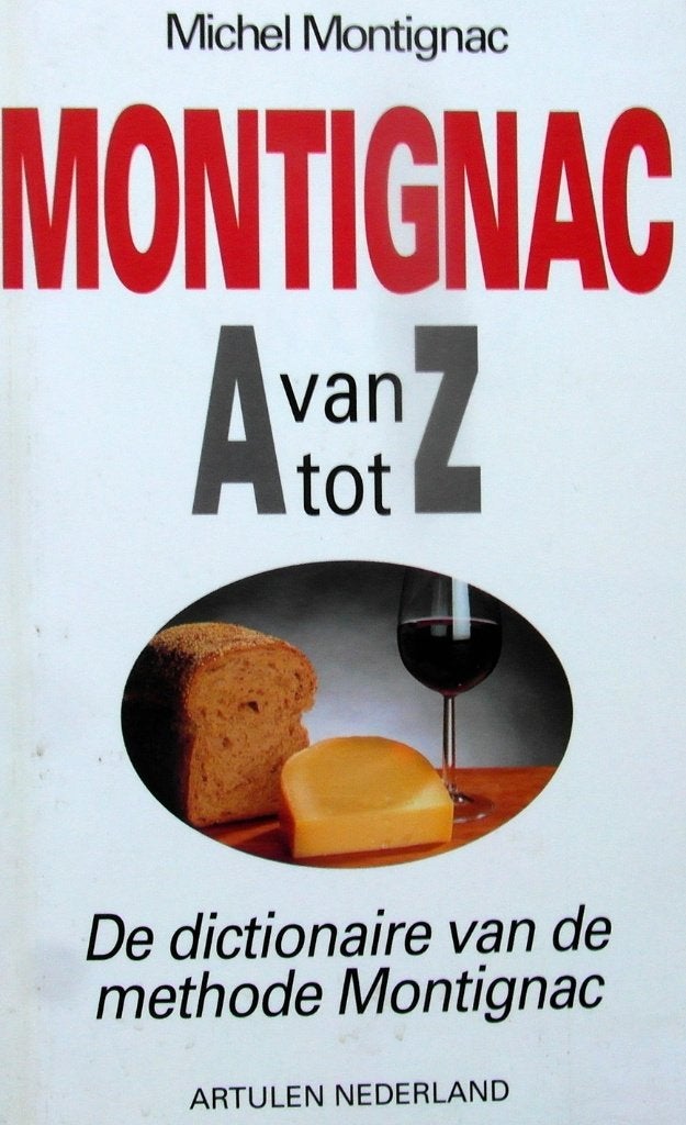 Montignac van A tot Z De dictionaire v de methode Montignac, Ophalen of Verzenden, Zo goed als nieuw