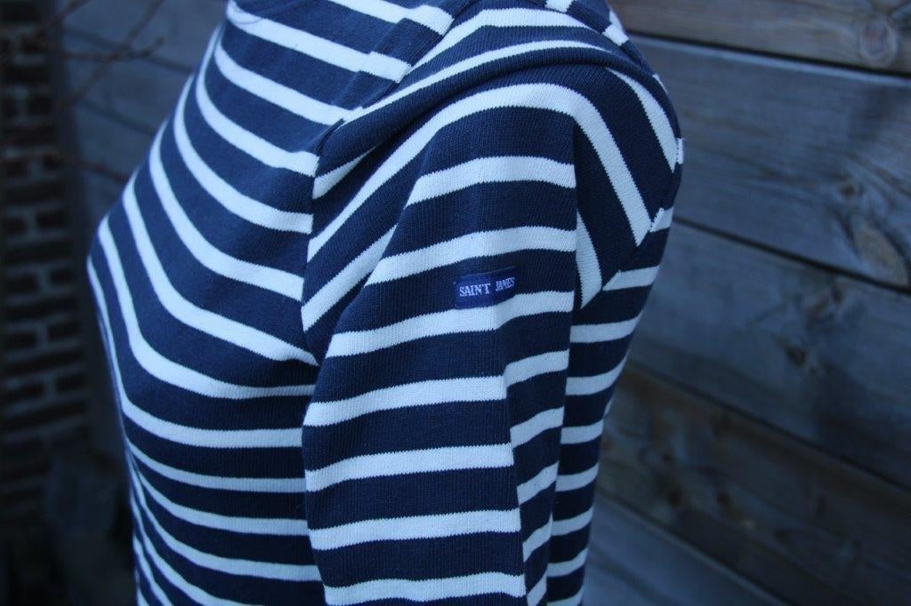 Trui dun blauw/ beige Saint James mt 34 Vaste prijs, Zo goed als nieuw, Maat 34 (XS) of kleiner, Saint James, Verzenden