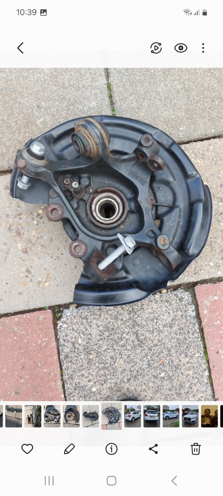 BMW ACHTER WIEL NAAF 1 /2 /3 SERI BOUW JAAR 2011, Ophalen of Verzenden, Gebruikt, BMW