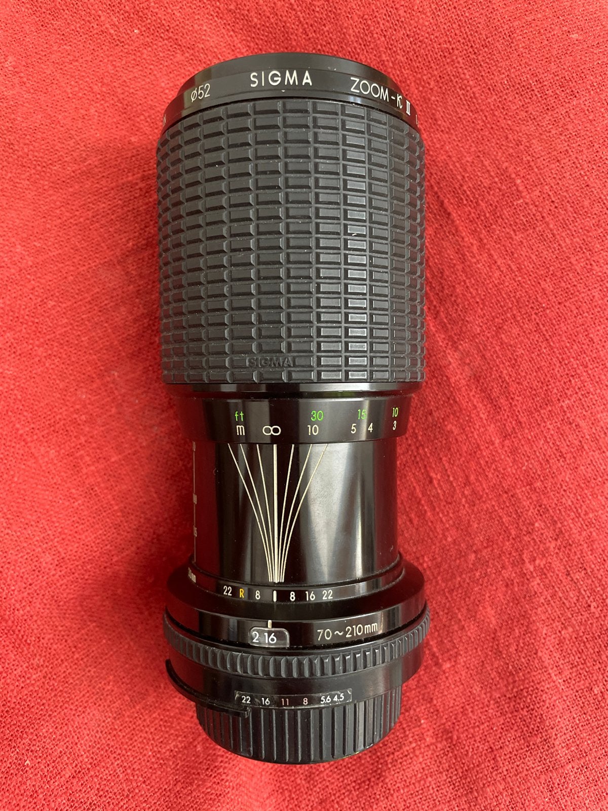 Sigma Zoom-K II 70-210mm f/4.5 Multi-Coated Lens, Gebruikt, Overige vattingen, Sigma, Macrofunctie