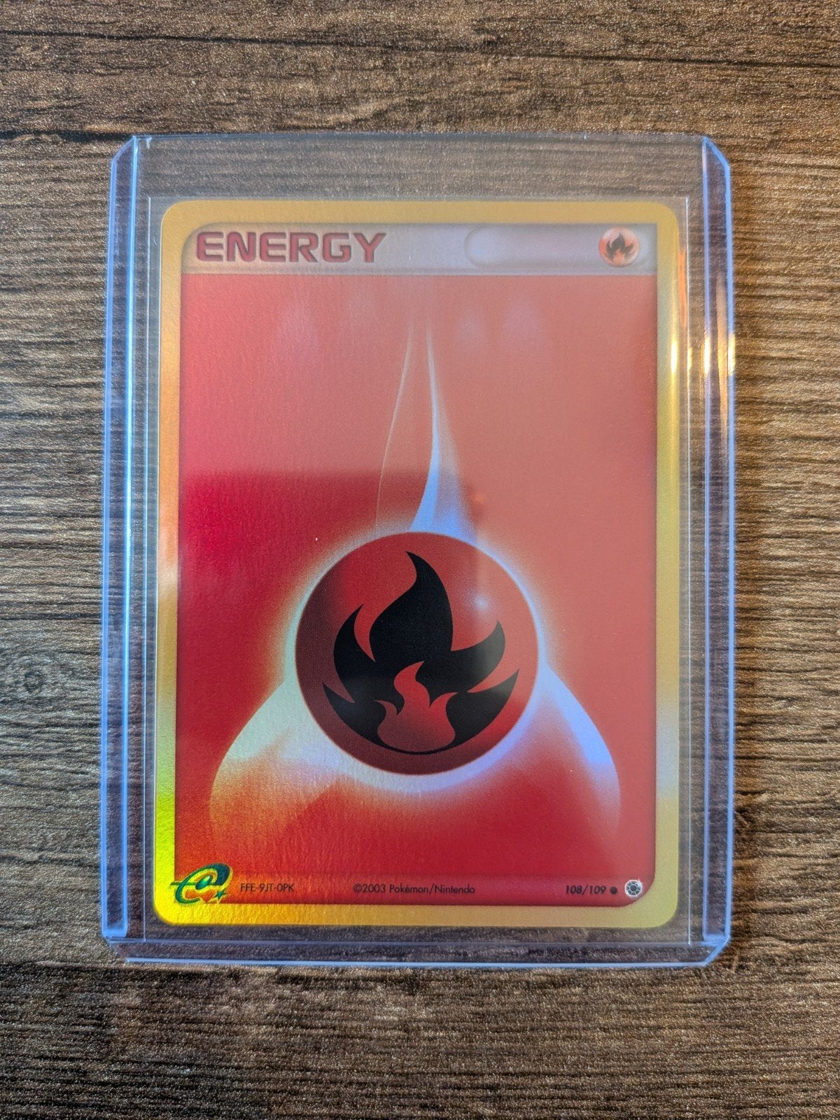 Pokemon Fire Energy Reverse Holo EX Ruby & Sapphire 108/109, Verzenden