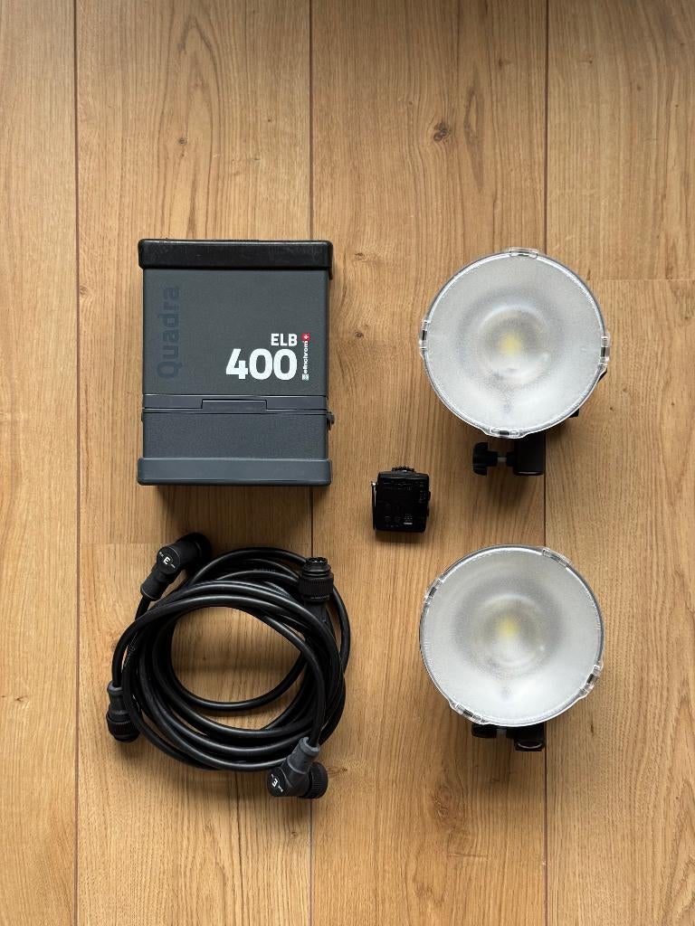 Elinchrom ELB 400 Dual To Go Set Flitsset, Ophalen, Gebruikt, Overige merken