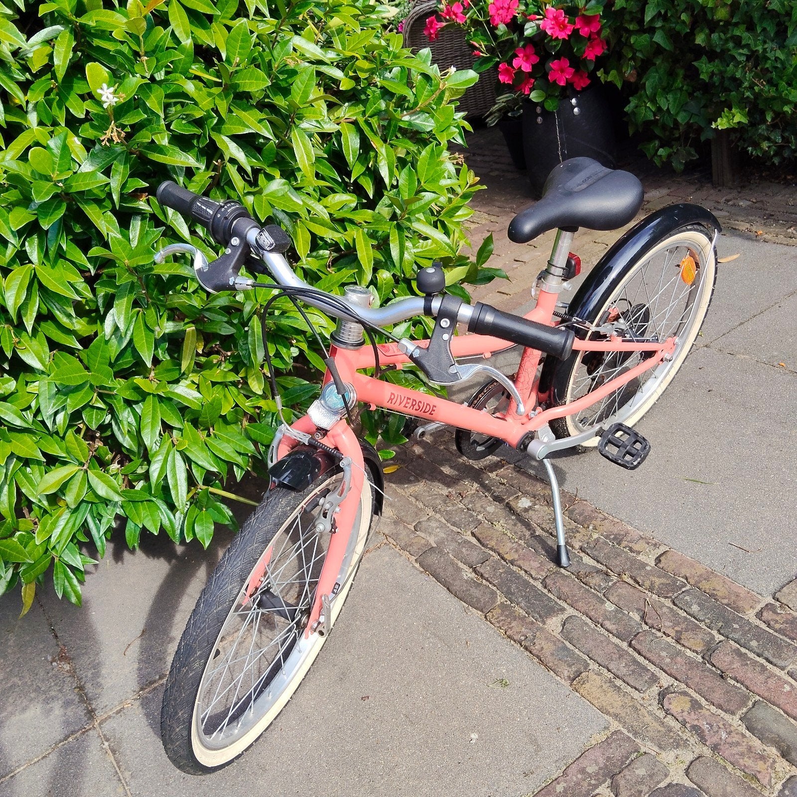 20 inch meisjesfiets met handremmen, Fietsen en Brommers, Fietsen | Meisjes, Ophalen, Gebruikt, Velgrem, Riverside
