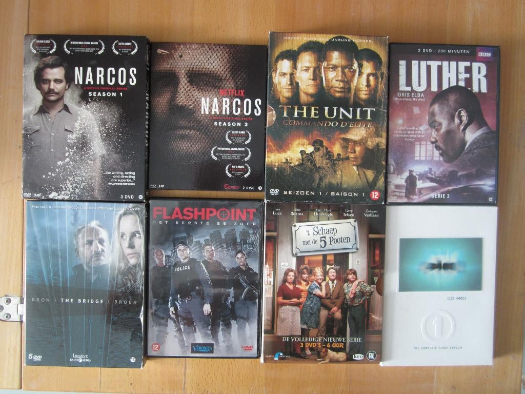 Narcos, Unit, Flashpoint, Luther, Penoza, 4400, Vanaf 16 jaar, Ophalen of Verzenden, Zo goed als nieuw, Actie en Avontuur