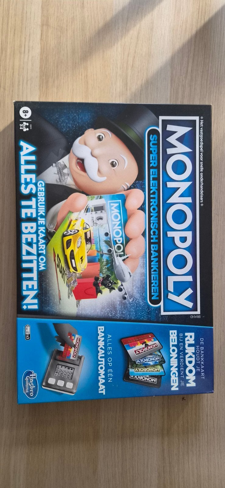 Monopoly Super Elektronisch Bankieren - Zo goed als nieuw, Hobby en Vrije tijd, Drie of vier spelers, Ophalen of Verzenden, Zo goed als nieuw