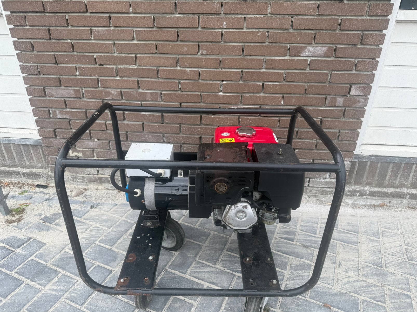 3,4 KVA Aggregaat / Generator. Honda EC4000, Ophalen, Benzine, ., Zo goed als nieuw