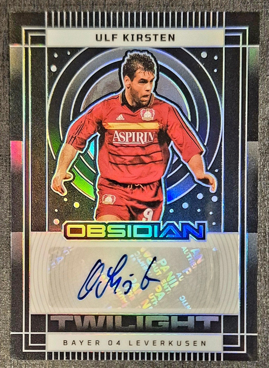 Panini Obsidian Autograph Ulf Kirsten /199 - Bay. Leverkusen, Ophalen of Verzenden, Zo goed als nieuw, Plaatje