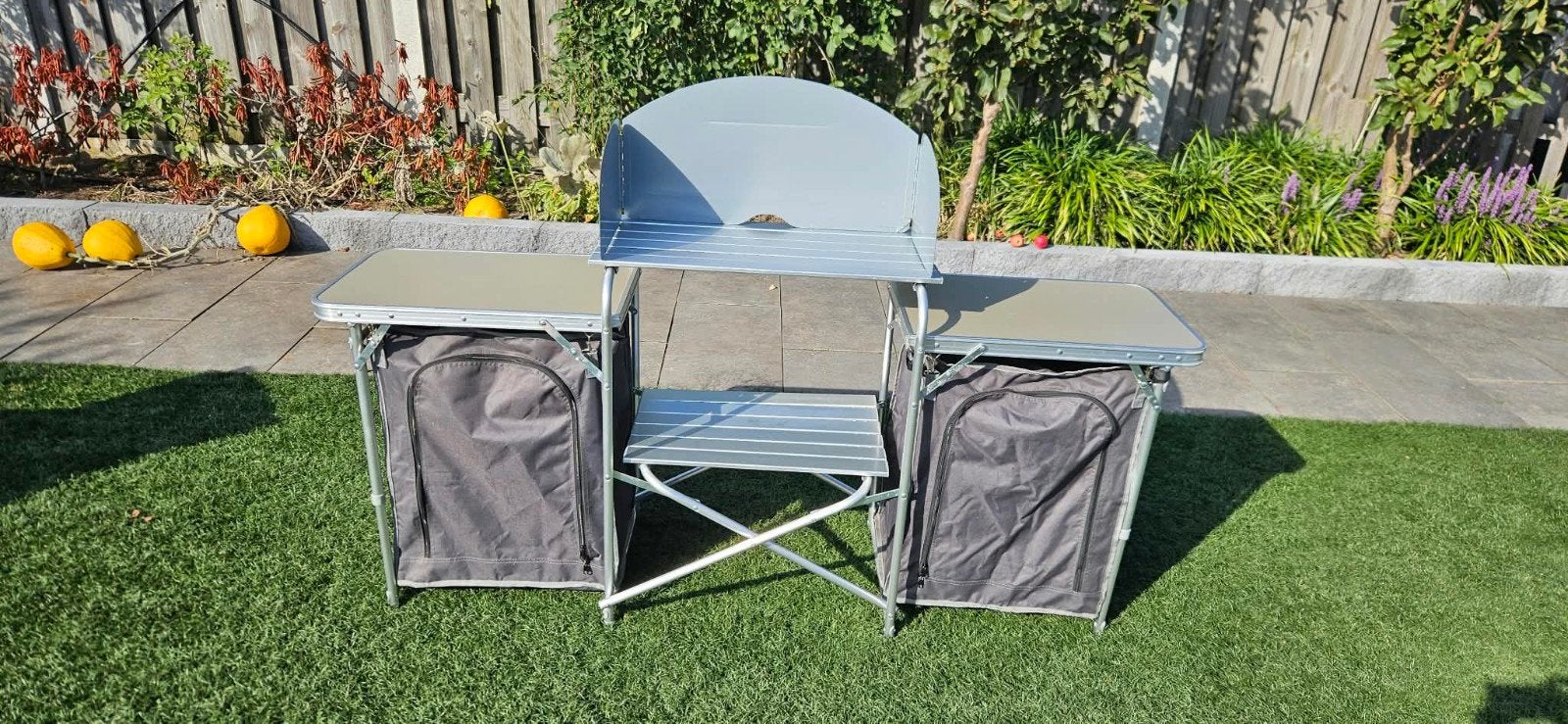 Obelink Campingkeuken met opbergruimte en windscherm, Caravans en Kamperen, Ophalen, Zo goed als nieuw, Campingkast