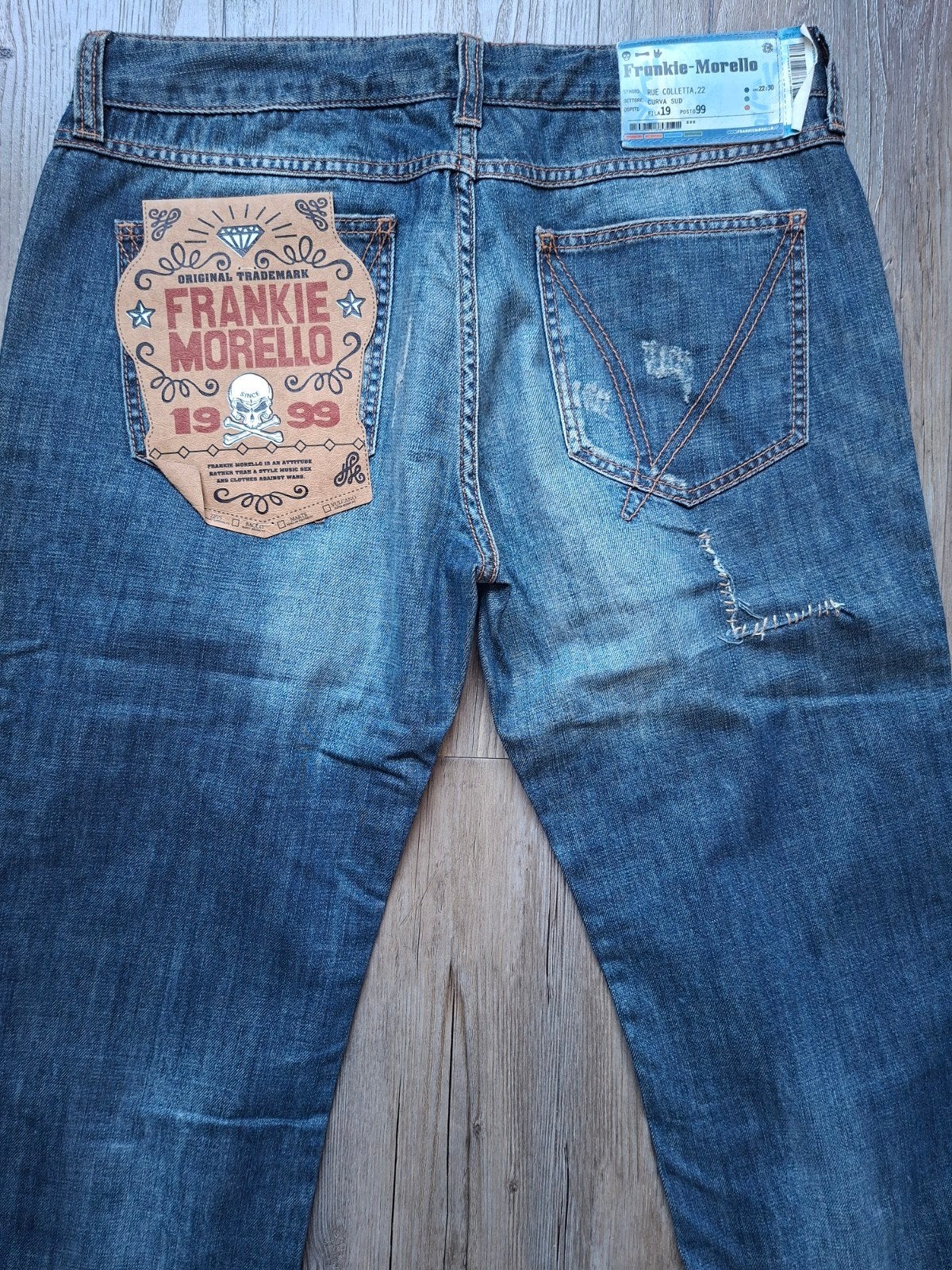 FRANKIE MORELLO jeans W36 L34, W36 - W38 (confectie 52/54), Blauw, FRANKIE MORELLO, Nieuw