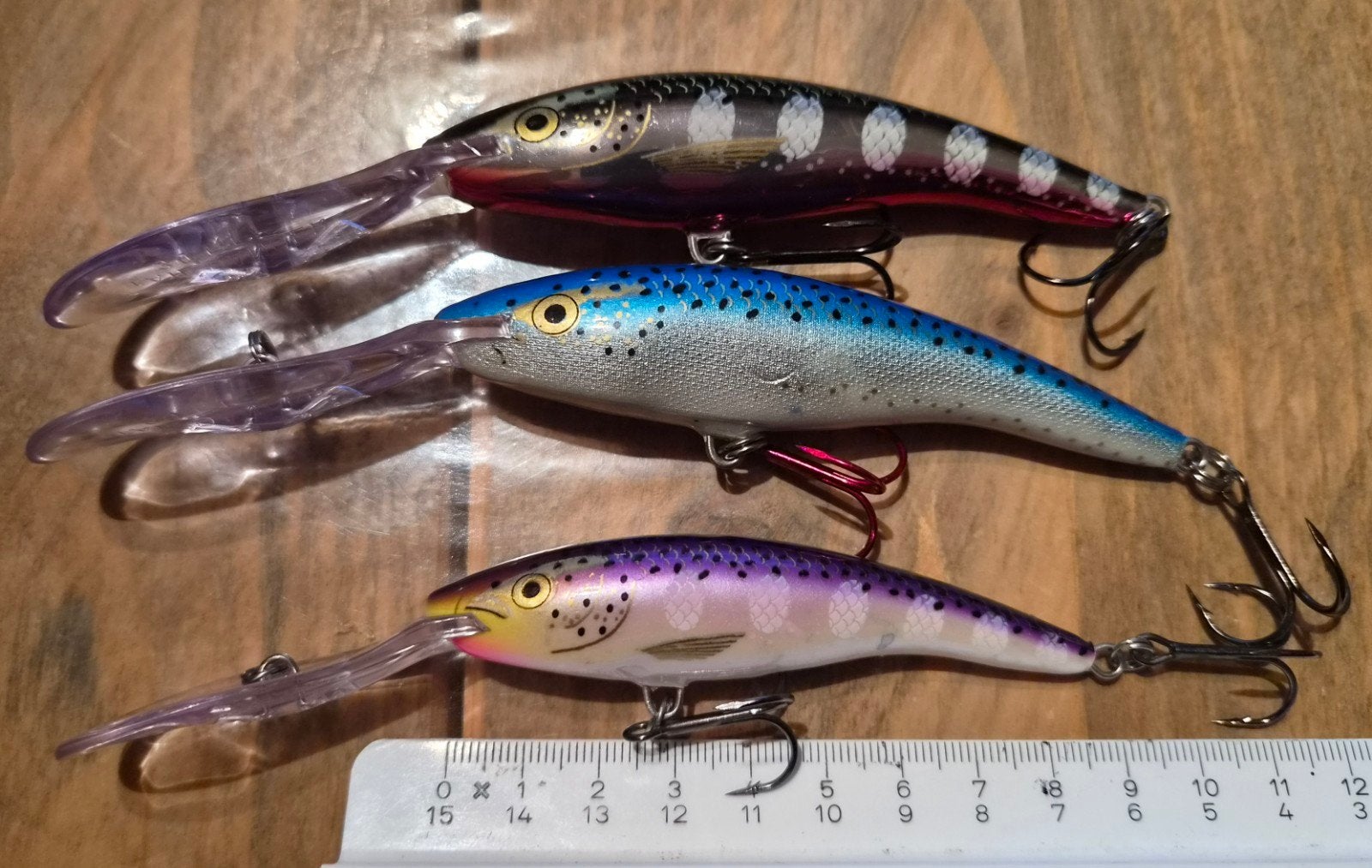 3x als set Taildancer 11 en 9 cm kunstaas, Ophalen of Verzenden, Overige typen