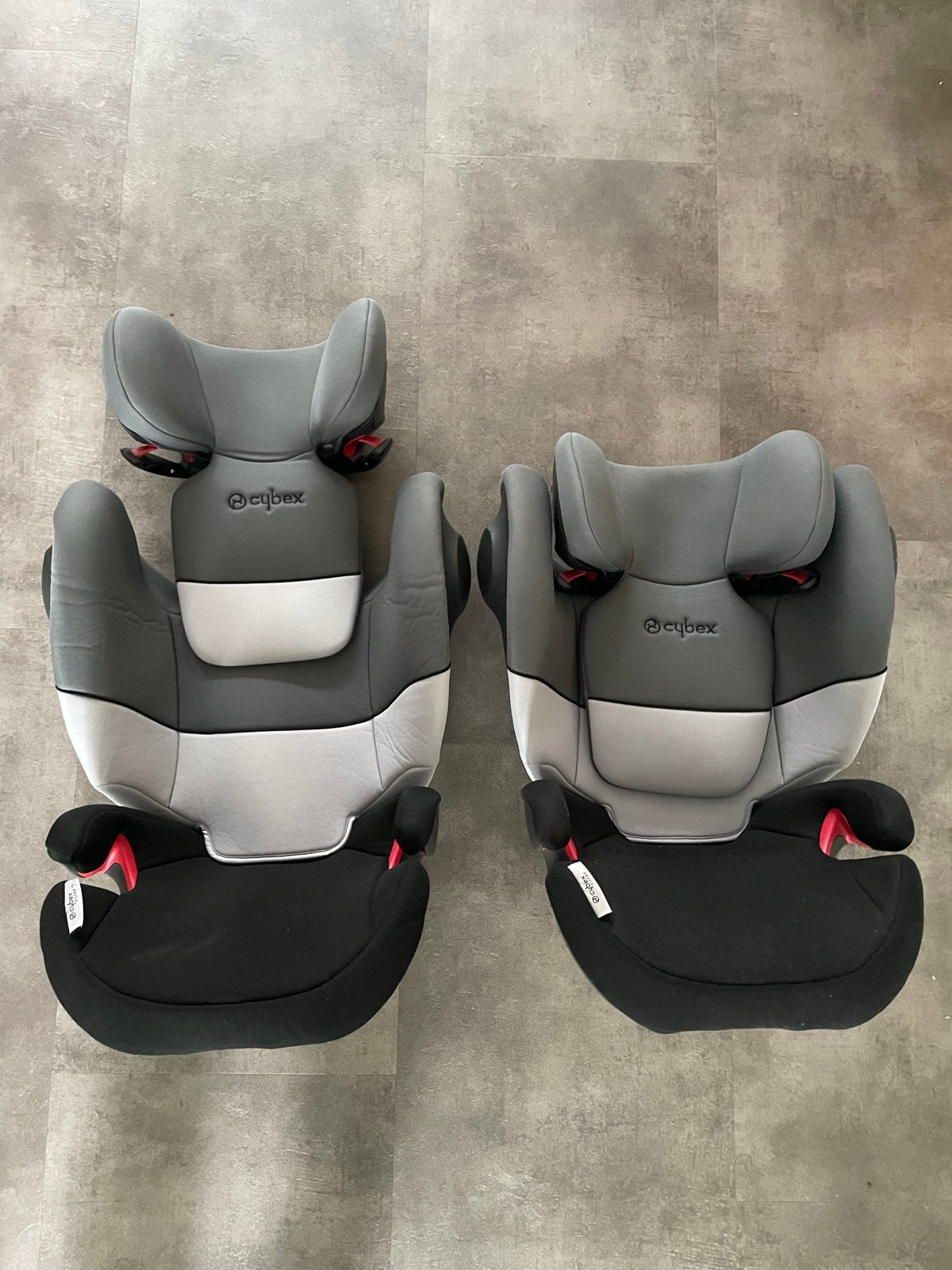 1x Cybex Solution M-fix SL autostoel (Gray Rabbit), Autogordel of Isofix, 15 t/m 36 kg, Verstelbare rugleuning, Zo goed als nieuw