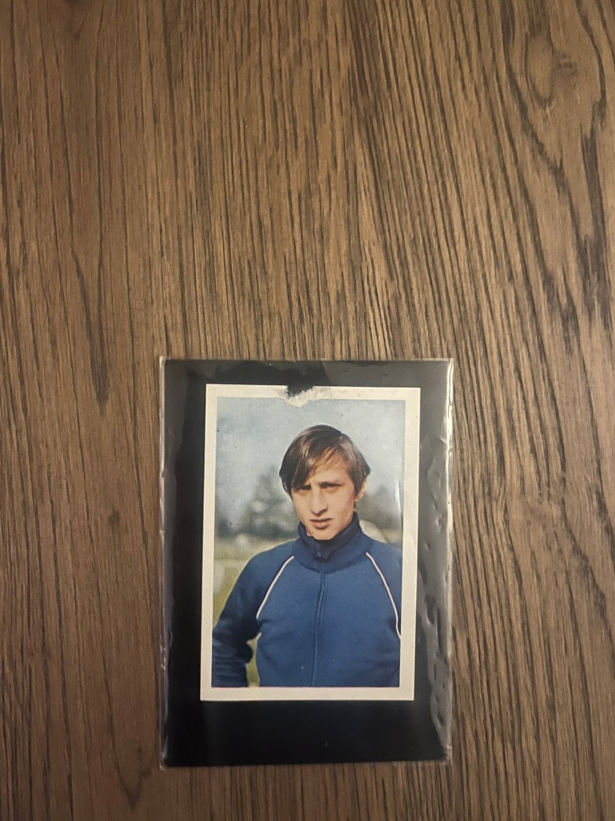 OUD VOETBAL PLAATJE JOHAN CRUIJFF, Ophalen of Verzenden, Zo goed als nieuw, Ajax, Poster, Plaatje of Sticker