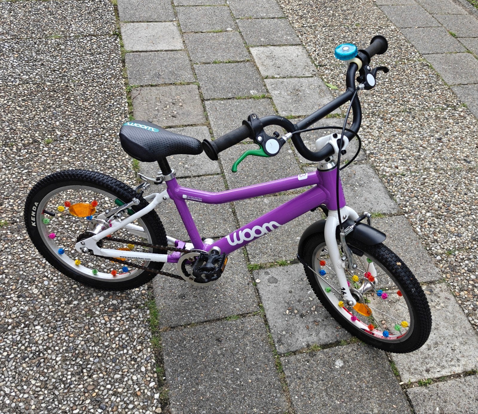 Woom 3 kinderfiets 16 inch, Ophalen, 16 tot 20 inch, Velgrem, Zo goed als nieuw