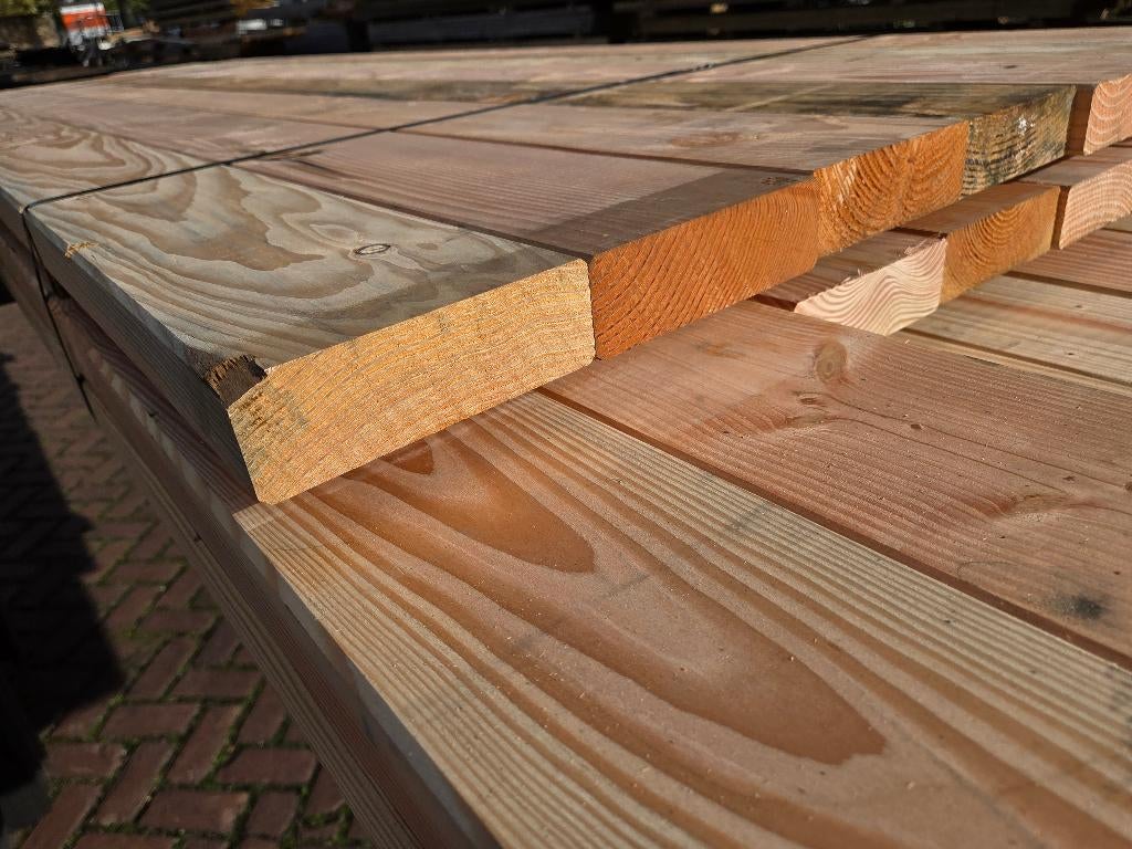 Douglas balken geschaafd 4.5 x 14.5cm - nr: TB65, Tuin en Terras, Palen, Balken en Planken, Ophalen, 250 cm of meer, Balken
