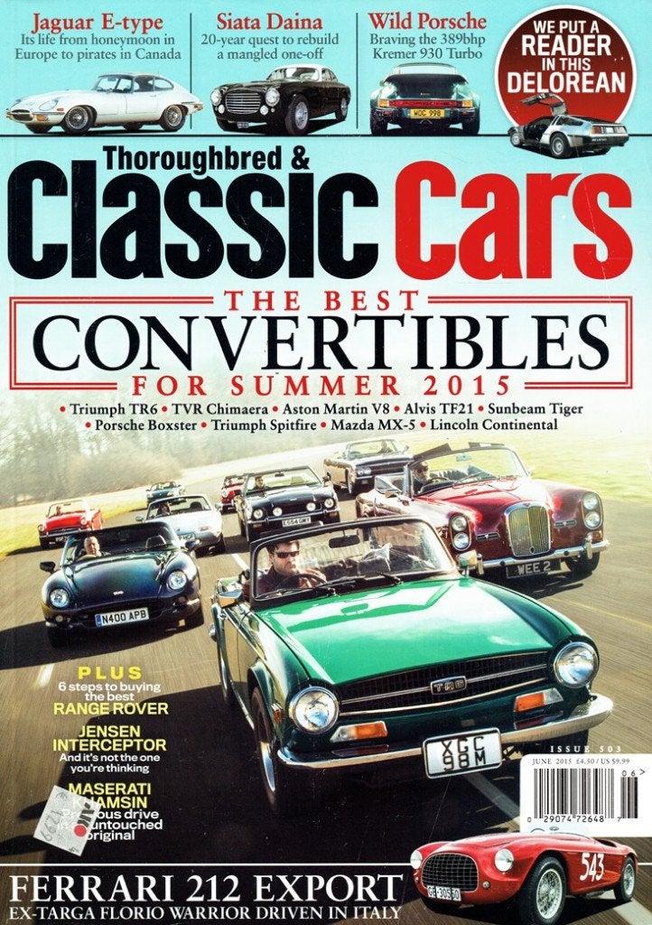Thoroughbred & Classic 2015 nr. 6 (o.a. Maserati Khamsin), Verzenden, Gelezen, Algemeen