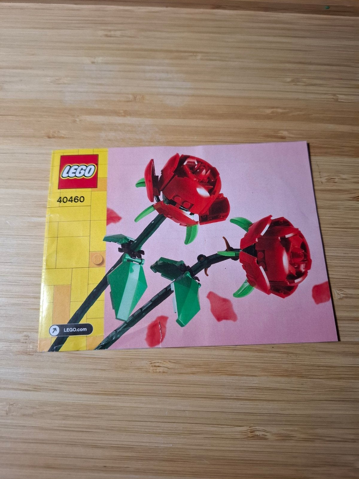 Lego Rode Rozen Set 40460 - 100% Compleet, Overige thema's, Verzenden, Lego, Zo goed als nieuw
