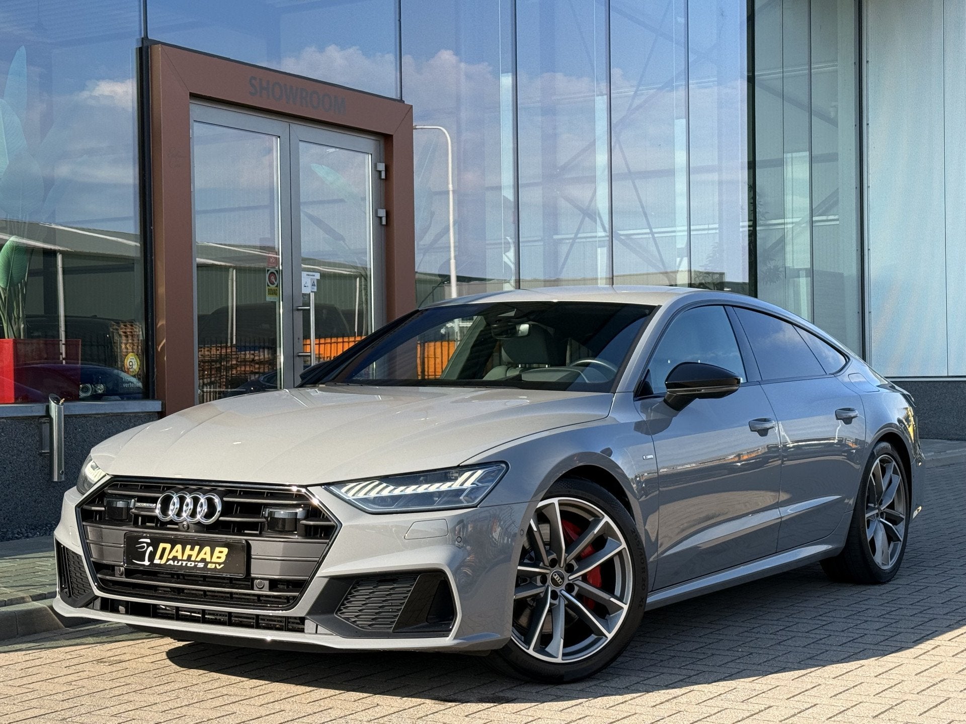 Audi A7 Sportback 55 TFSI e quattro Pro Line Plus S-line | 3, Auto's, Audi, Gebruikt, 4 cilinders, 4 stoelen, Leder en Stof