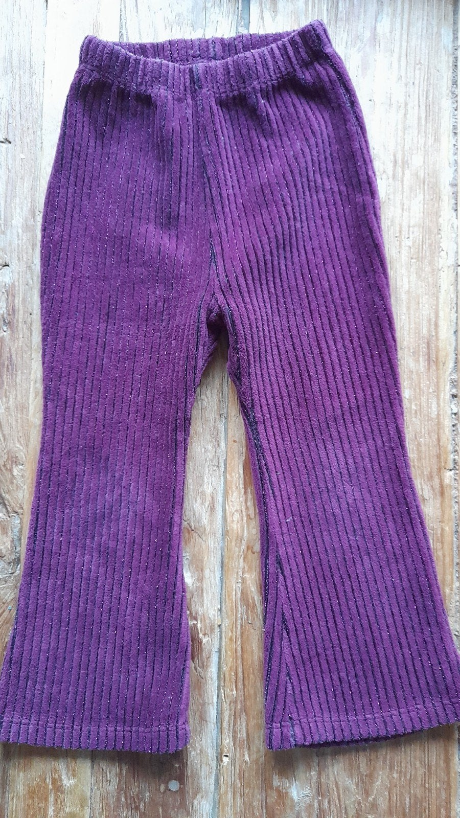 Bordeauxrode ribbroek maat 86 - Zo goed als nieuw, Broekje, Meisje, Ophalen of Verzenden, Zo goed als nieuw