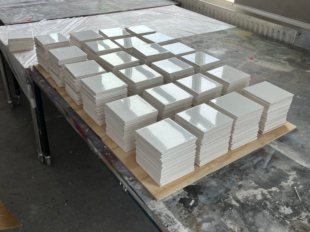 14,98 m² Villeroy & Boch wandtegels 14,8 x 14,8 cm, Ophalen, Nieuw, Minder dan 20 cm, Minder dan 20 cm