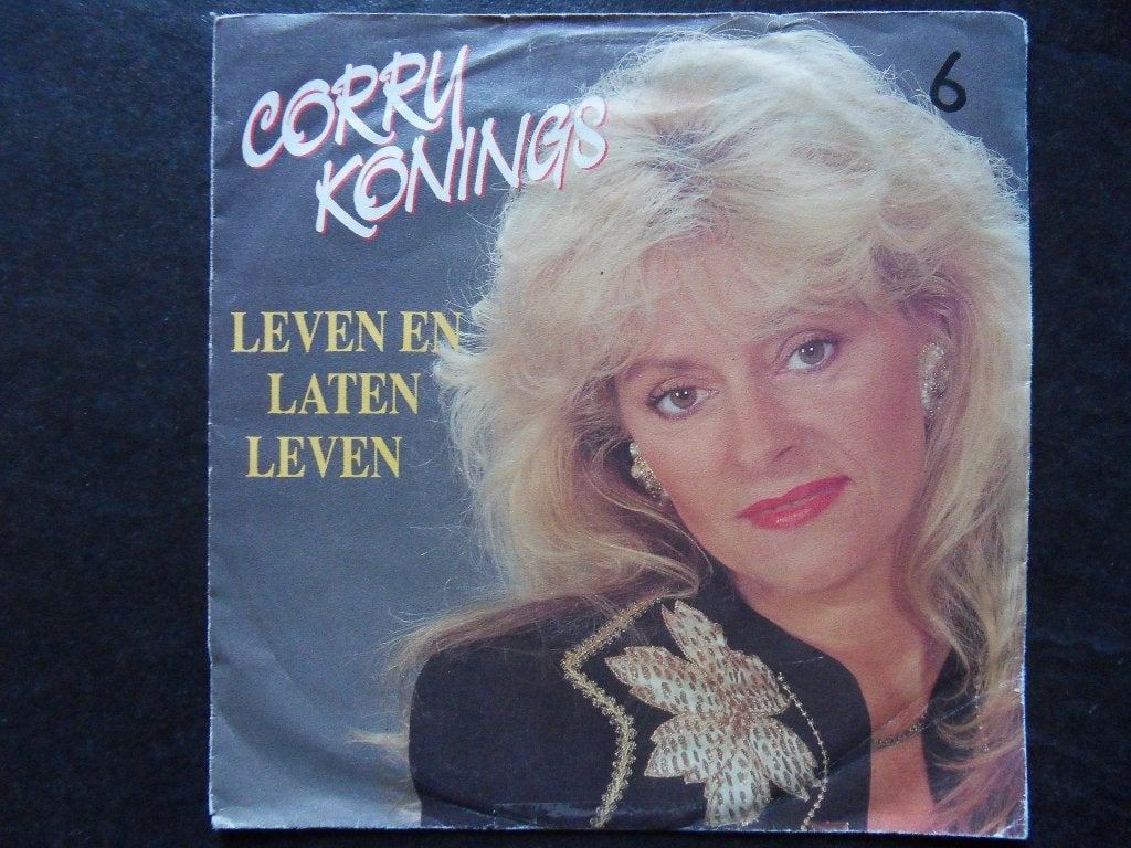 Corry Konings - Leven en laten leven, Cd's en Dvd's, Vinyl Singles, Ophalen of Verzenden, Gebruikt, Nederlandstalig