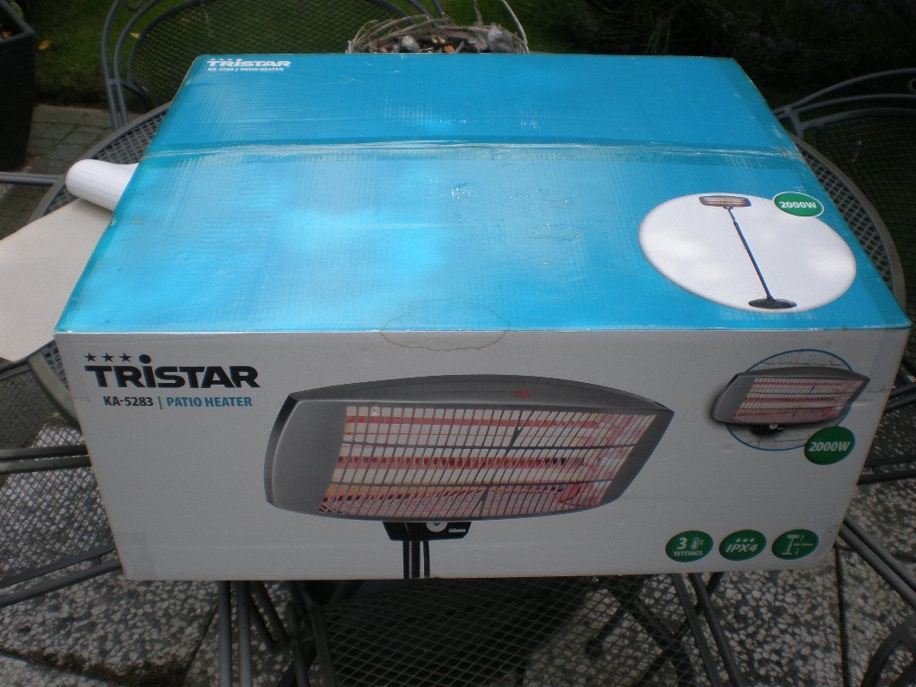Patio Heater Tristar KA-5283 Nieuw, Tuin en Terras, Terrasverwarmers, Elektrisch, Draaibaar, Vloer, Nieuw