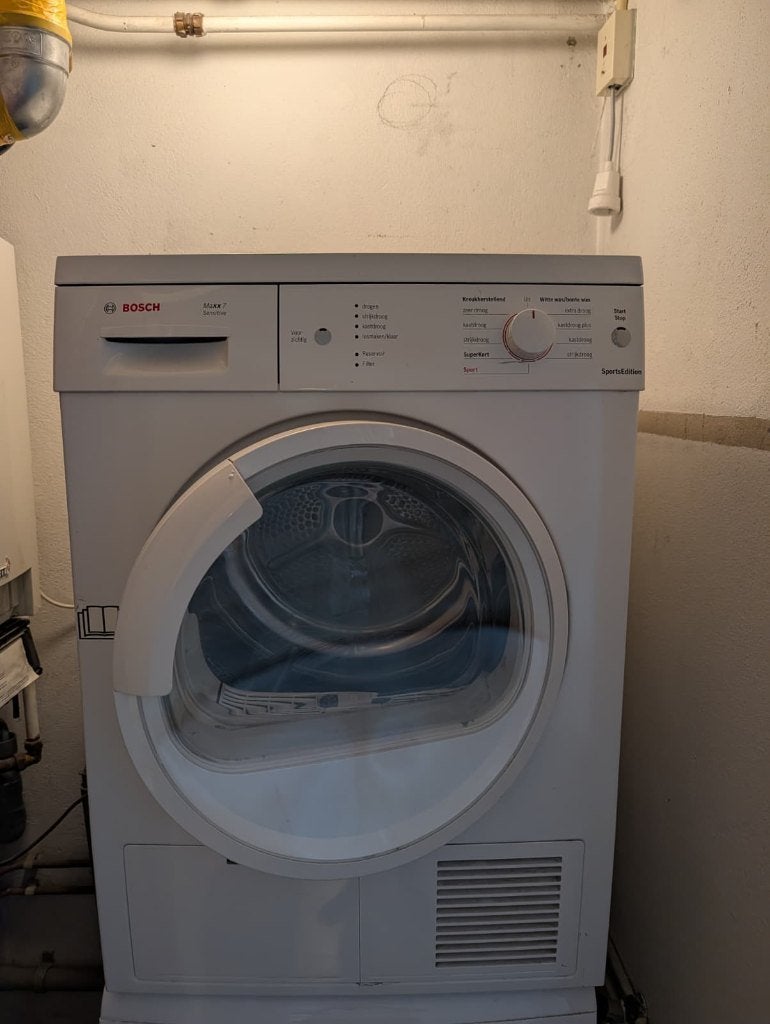 Bosch Maxx 7 Sensitive droger – 7 kg, Ophalen, 6 tot 8 kg, Gebruikt, Minder dan 85 cm