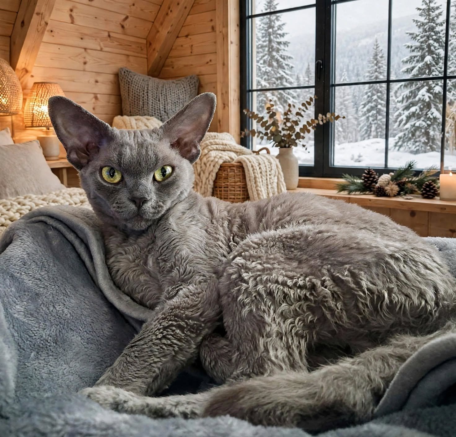 Devon Rex.Herplaatsing.., Kater, Met stamboom, 3 tot 5 jaar