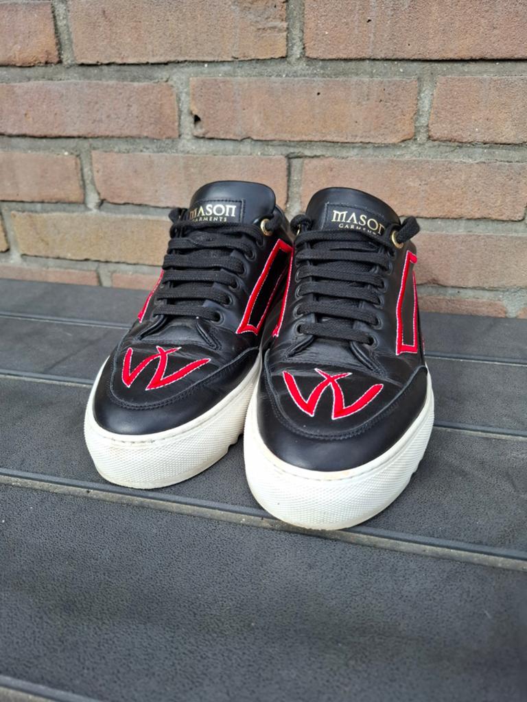 Mason Garments sneakers (model Torino) in maat 43., Zwart, Ophalen of Verzenden, Mason Garments, Sneakers of Gympen
