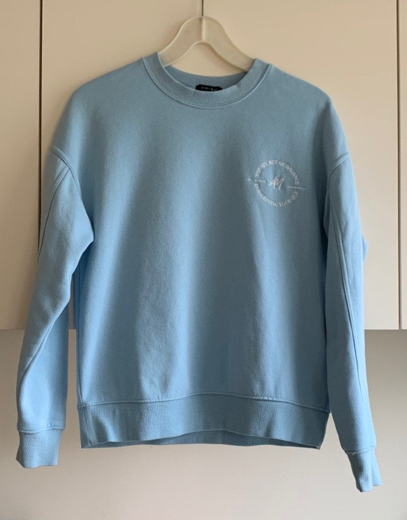 Blauwe trui met lange mouwen, Maat XS, Amisu, Blauw, Ophalen of Verzenden, Zo goed als nieuw, Maat 34 (XS) of kleiner