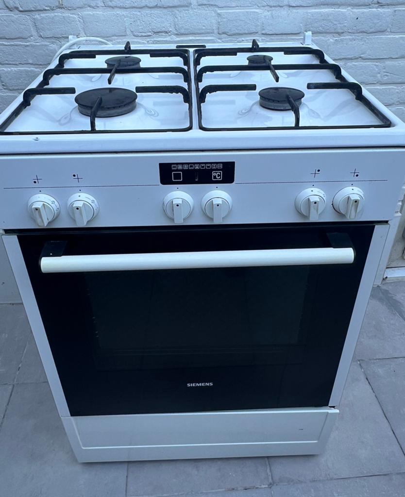 Siemens gasfornuis/oven-gebruikt, Ophalen, Gebruikt, 4 kookzones, Gas