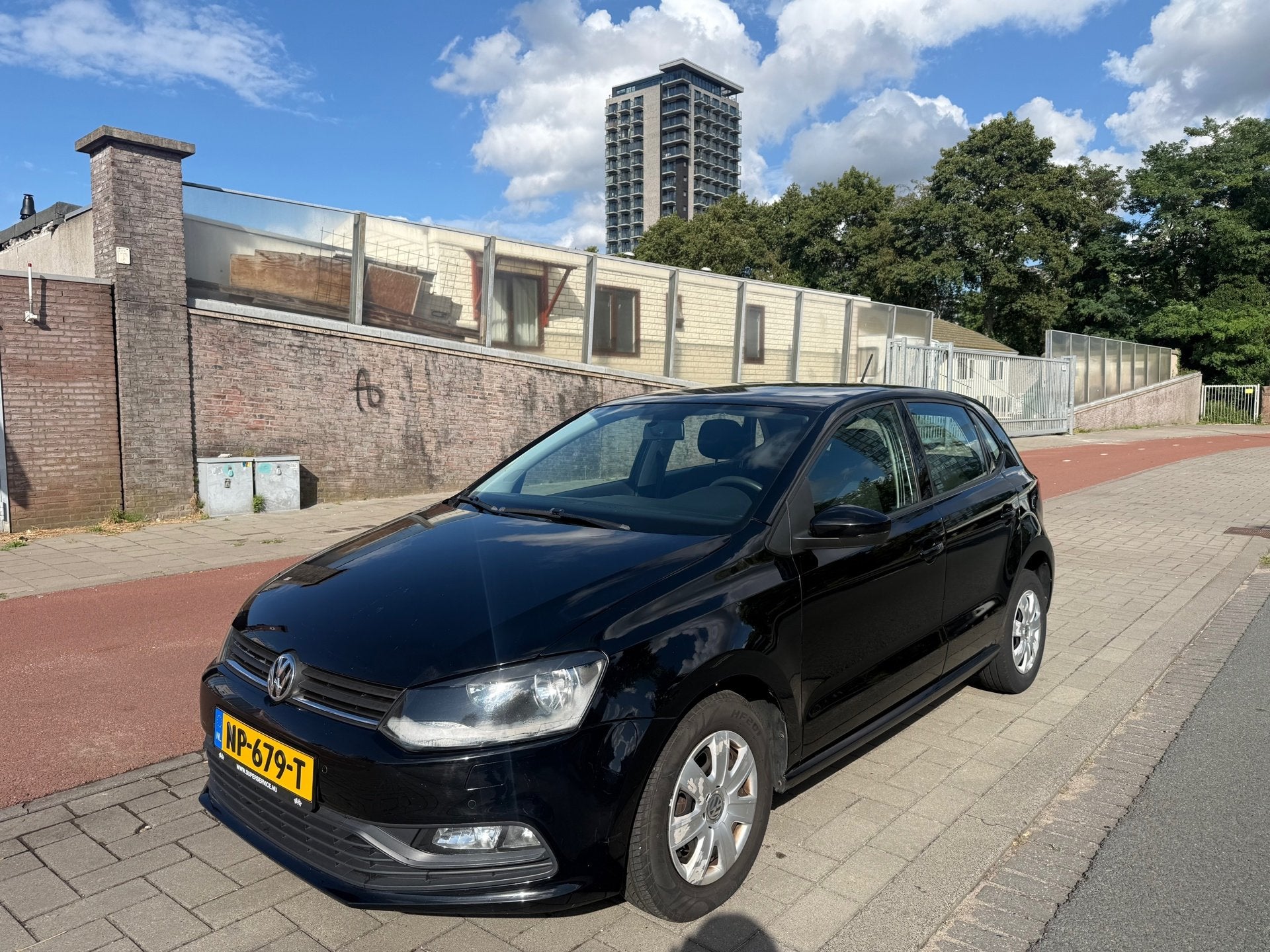 Volkswagen Polo 1.0 First Edition Airco StoelVerwarming Blue, Auto's, Voorwielaandrijving, Stof, Bedrijf, Handgeschakeld