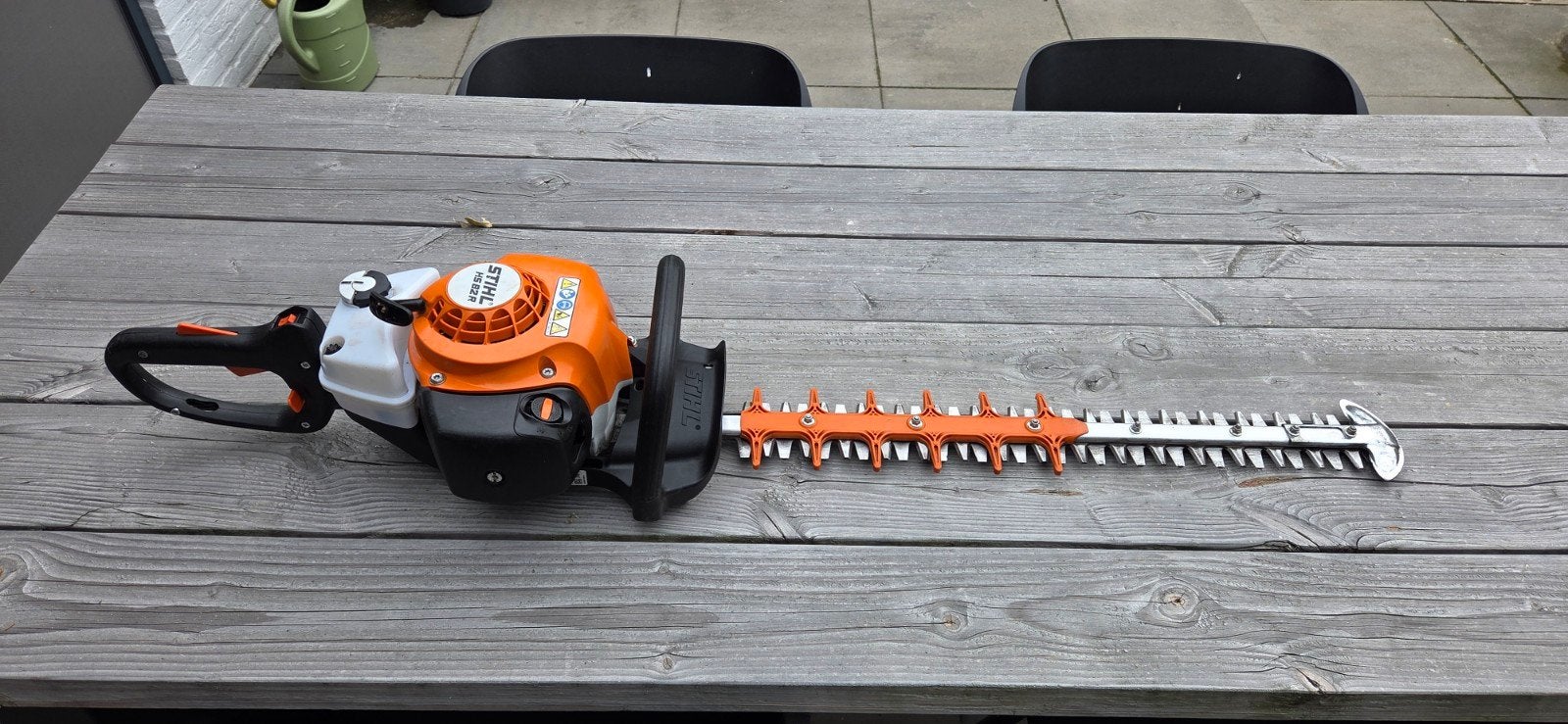 Stihl hs 82 r  zgan 2024, Tuin en Terras, Heggenscharen, Ophalen, Zo goed als nieuw, Benzine