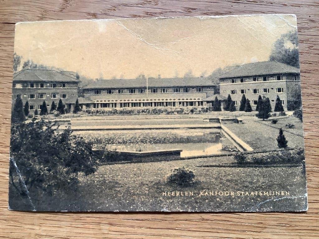 Heerlen, kantoor Staatsmijnen, Ophalen of Verzenden, 1920 tot 1940, Gelopen, Limburg