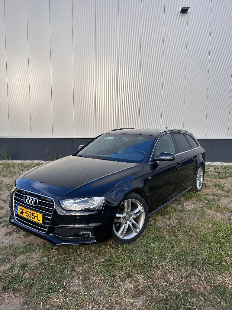 Audi A4 S-line 1.8 Tfsi Avant 170PK 2015, Auto's, Parkeersensor, 4 cilinders, 1505 kg, Zwart