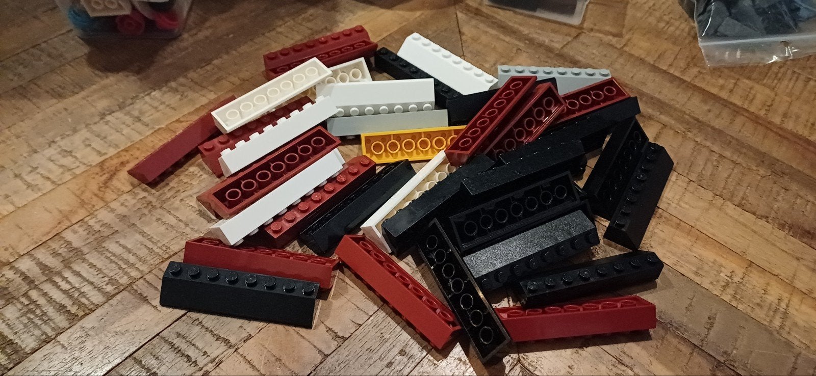 41x Lego Slope 2x8 - Diverse kleuren, Ophalen of Verzenden