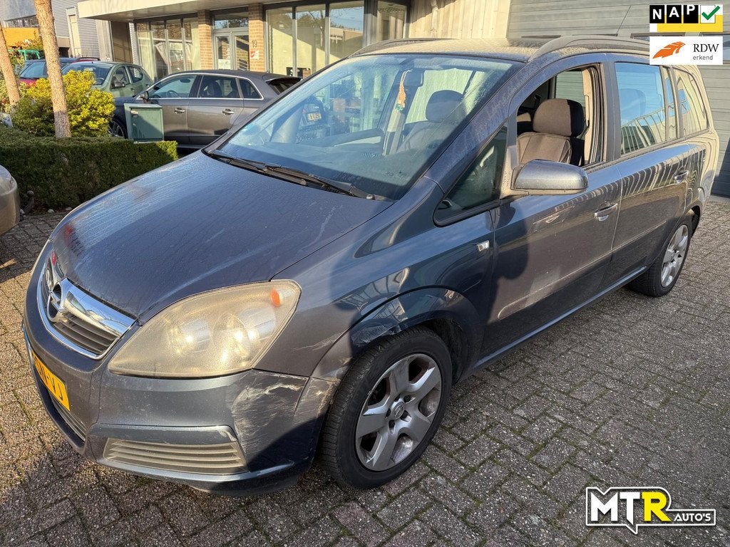 Opel Zafira 1.6 Enjoy 7 persoons|Export, Auto's, Opel, Voorwielaandrijving, Gebruikt, 4 cilinders, 7 stoelen