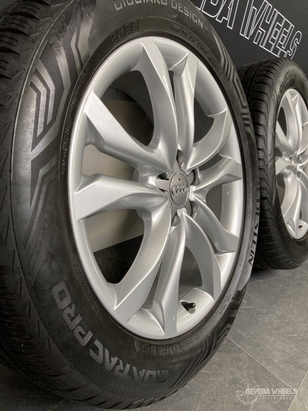 19” originele Audi Q5 / SQ5 velgen + allseason banden 5x112, Auto-onderdelen, Banden en Velgen, 19 inch, Gebruikt, -, -