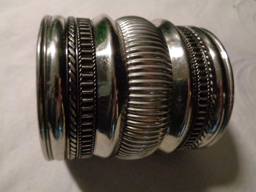 10 cm brede zilverkl klem band nr arm 1144, Ophalen of Verzenden, Nieuw, Accessoires
