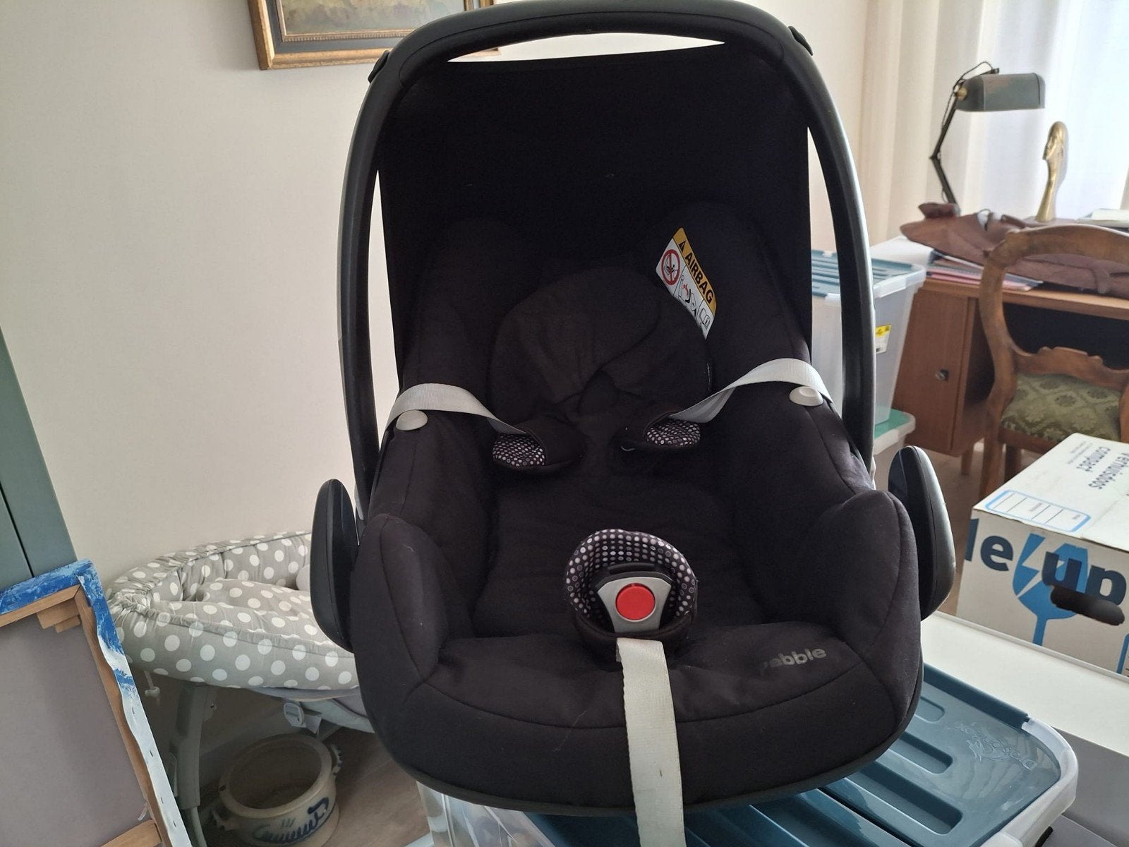 Maxi-Cosi Pebble autostoel - Zwart - Ophalen in Zwolle, Ophalen, Zijbescherming, 0 t/m 13 kg, Maxi-Cosi