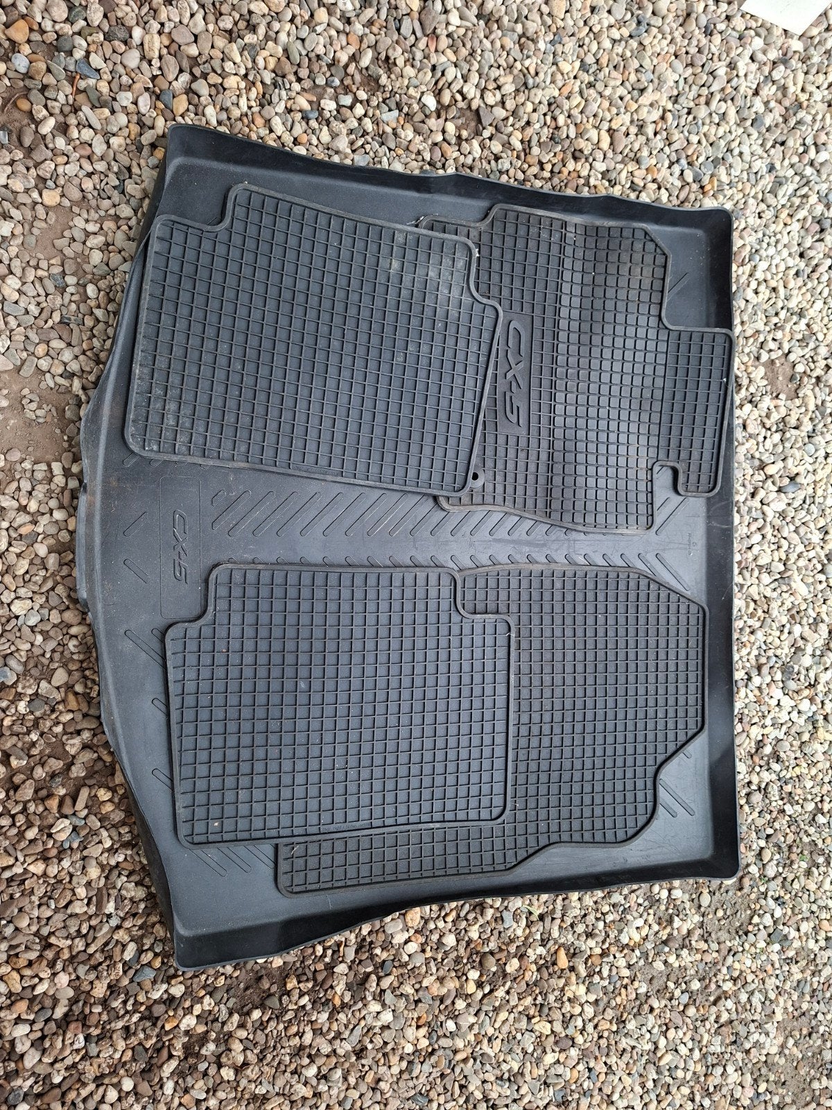 Rubberen automatten en kofferbakmat Mazda CX-5, Verzenden, Gebruikt