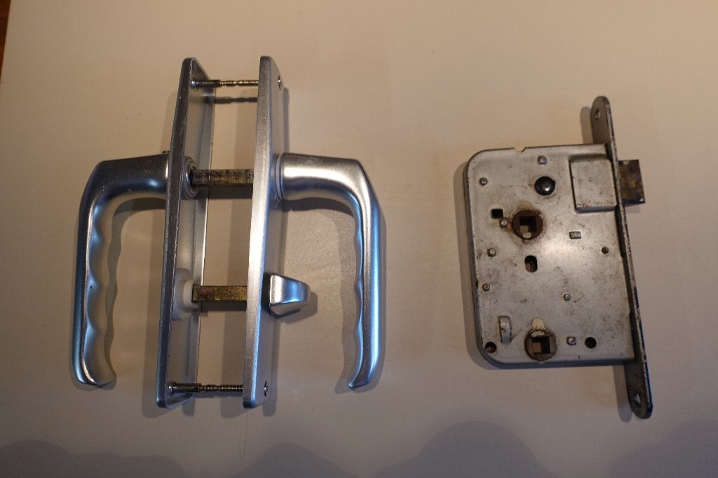 Deurbeslag vrij/bezet voor Toilet of badkamer, Ophalen, Zo goed als nieuw