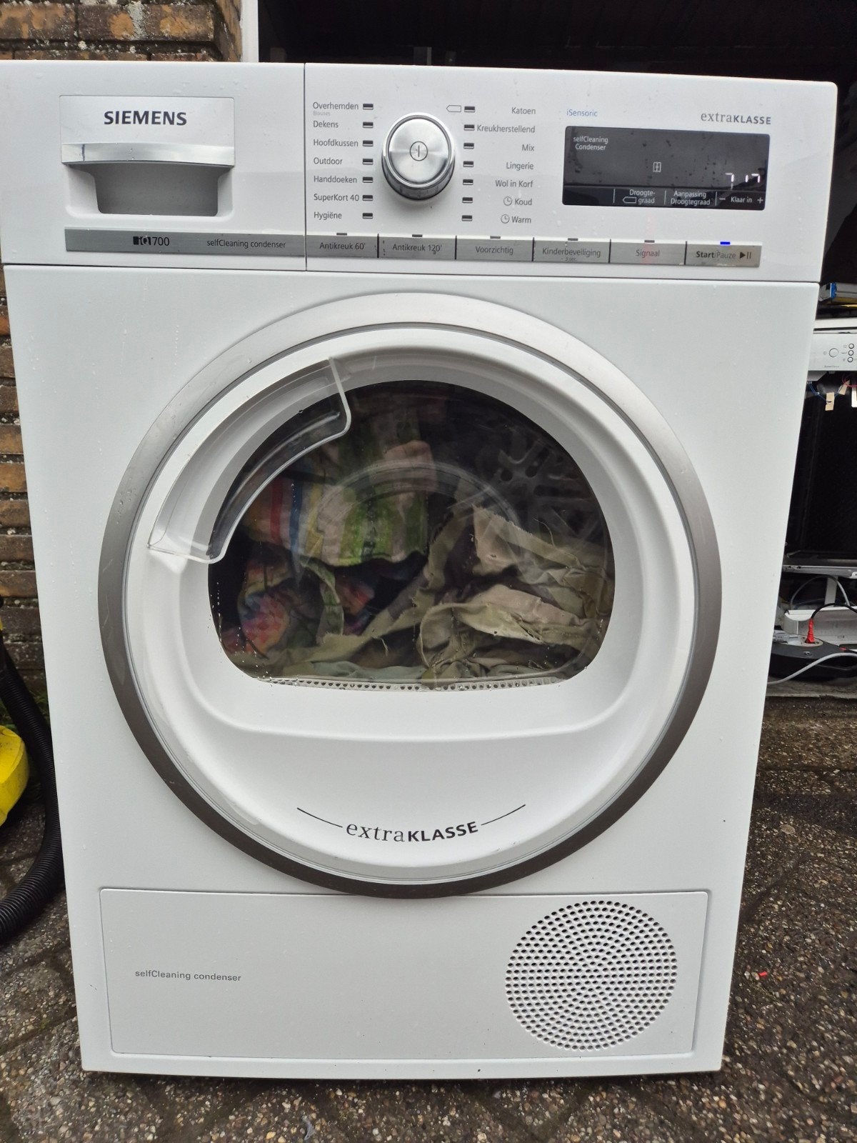 Siemens WT47W590NL 9kg warmtepompdroger A+++, Minder dan 85 cm, Overige typen, 8 tot 10 kg, Ophalen of Verzenden
