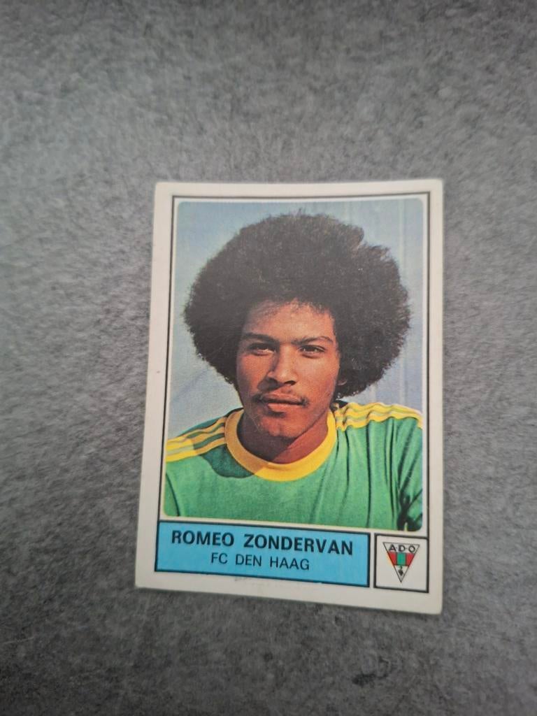 Panini sticker Voetbal 78. Romeo Zondervan FC den Haag., Verzenden, Zo goed als nieuw, Sticker