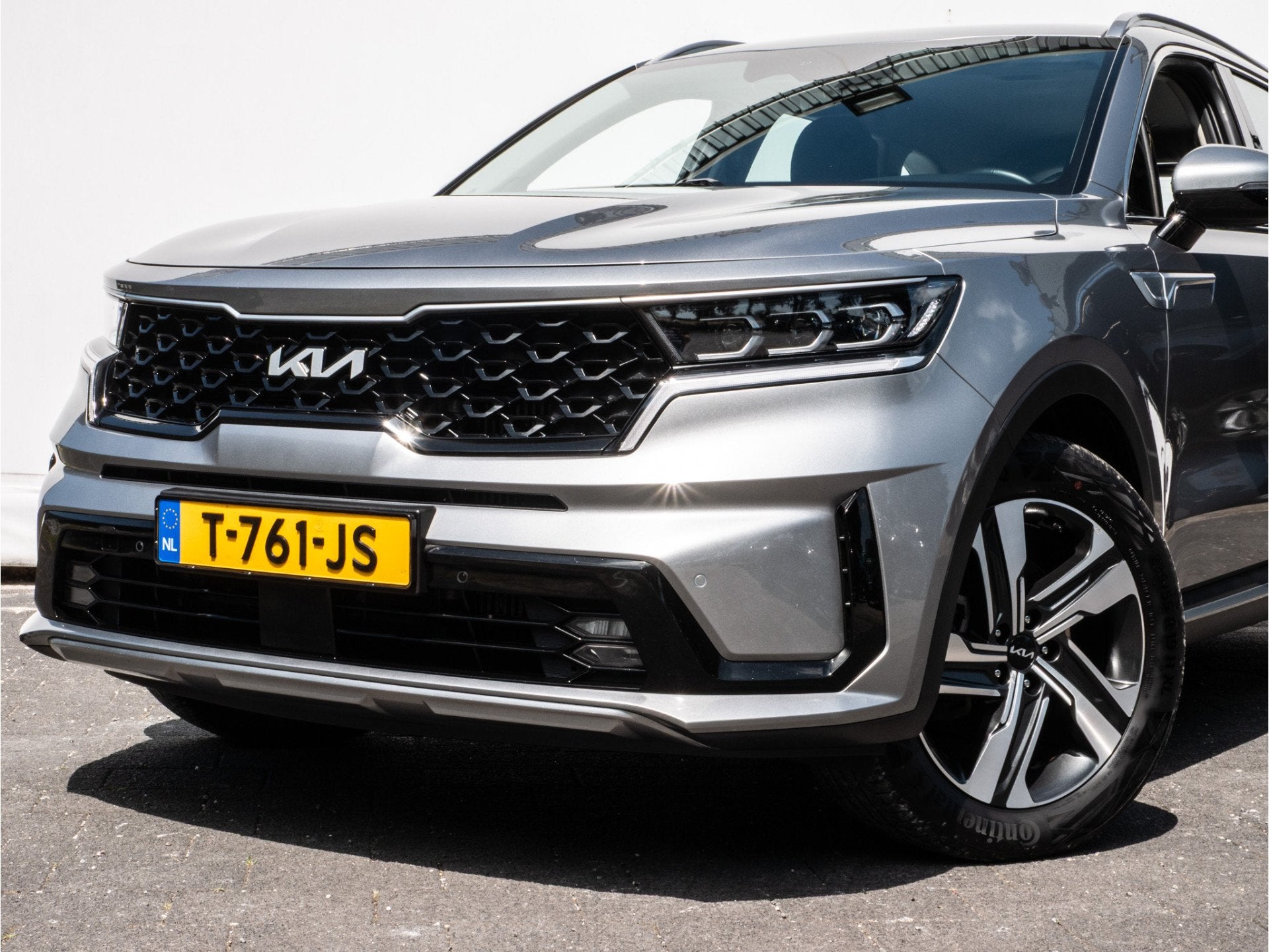 Kia Sorento 1.6 T-GDI Plug-in Hybrid 4WD DynamicLine 7p. Tre, Stof, Gebruikt, 4 cilinders, Met garantie (alle)