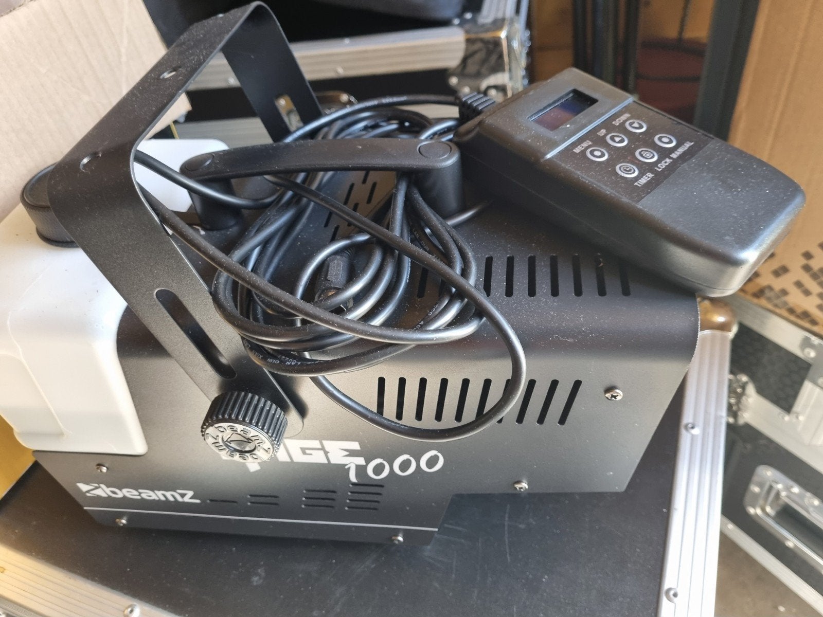 Rage 1000 Rookmachine met led verlichting, Ophalen of Verzenden, Zo goed als nieuw, Rookmachine, Kleur