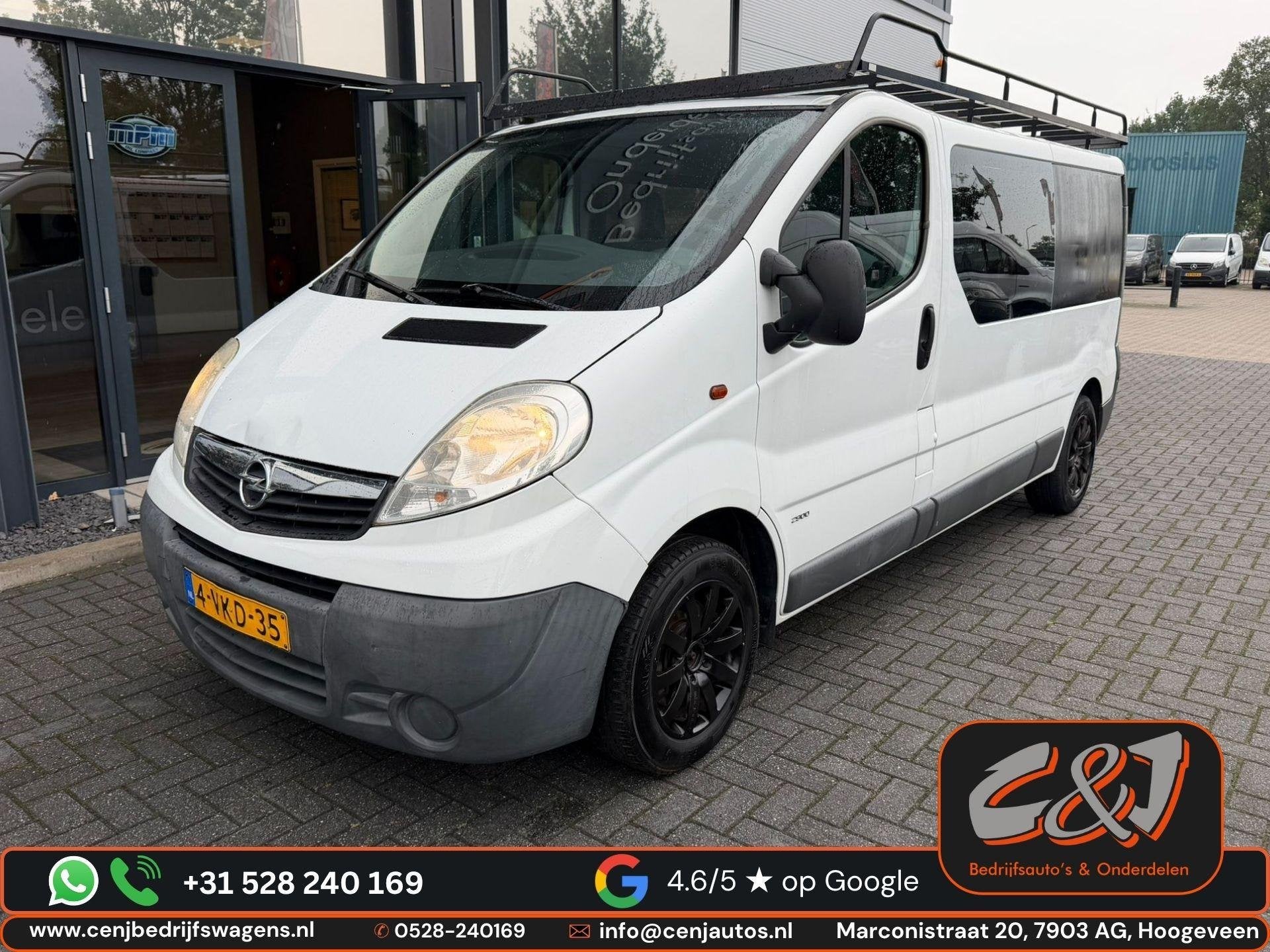 Opel Vivaro 2.0 CDTI L2H1 DC abs storing ; airco l trekhaak, Overige carrosserieën, Wit, Customercare.nl@stellantis.com, Stellantis Nederland B.V.