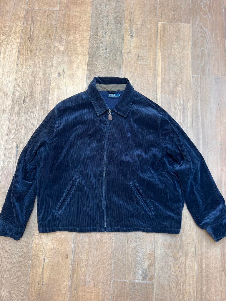 Polo by Ralph Lauren Harrington Corduroy Jacket Blauw XXL, Ophalen of Verzenden, Gedragen, Overige maten, Blauw